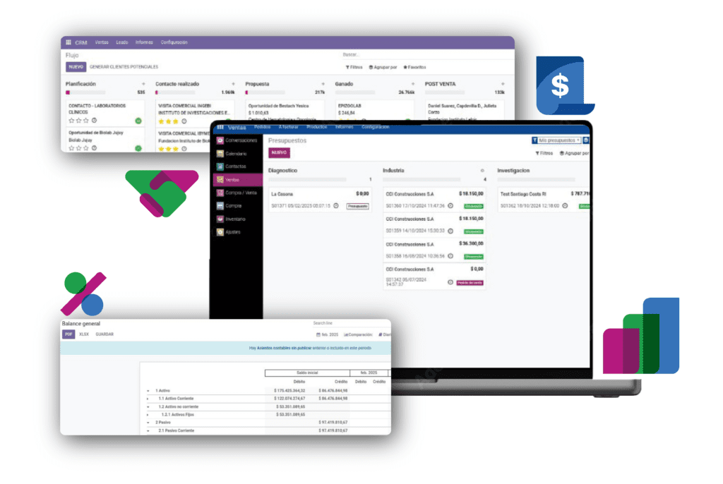 Beneficios GERP, el Software de Gestión Empresarial - ERP - de GENEOS